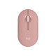 Logitech Pebble 2 M350s - Mouse - ottica - 3 pulsanti - senza fili - Bluetooth 5.2 LE - tonal rose