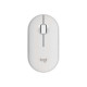Logitech Pebble 2 M350s - Mouse - ottica - 3 pulsanti - senza fili - Bluetooth 5.2 LE - tonal white