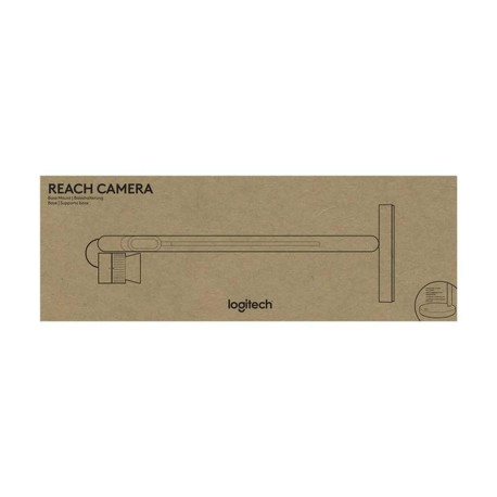 Logitech Reach - Telecamera per lo streaming dal vivo - colore - 1920 x 1080 - 1080p - audio - USB-C - MJPEG