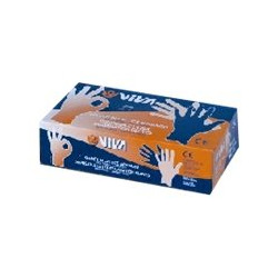 Viva - Guanti - usa e getta - S - lattice - bianco (pacchetto di 100)