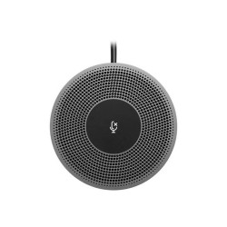 Logitech EXPANSION MIC FOR MEETUP - Microfono - per Small Room Solution for Google Meet, for Microsoft Teams Rooms, for Zoom Ro