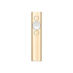 Logitech Spotlight - Telecomando presentazioni - 3 pulsanti - oro