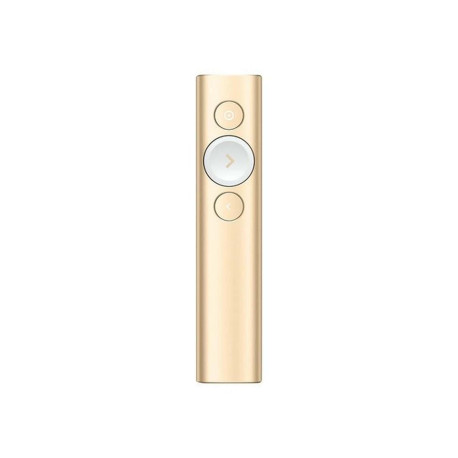 Logitech Spotlight - Telecomando presentazioni - 3 pulsanti - oro
