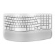 Logitech Wave Keys - Tastiera - senza fili - 2.4 GHz, Bluetooth LE - QWERTY - italiana - Off-White