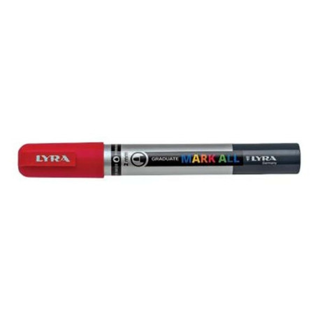 Lyra Graduate Mark All - Marcatore - bianco - inchiostro base acqua - 2 mm - medio