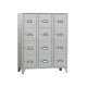 Armadio casellario in metallo - a 12 vani - 105 x 50 x 180 cm - grigio - Fasma