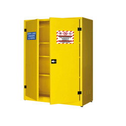 Armadio di sicurezza per liquidi infiammabili - 107,5 x 50 x 185 cm - giallo - Carvel