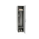 Armadio guardaroba - 1 anta - 33 x 52 x 185 cm - grigio