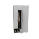 Armadio guardaroba - 2 ante - 40 x 52 x 185 cm - grigio