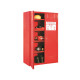 Armadio in metallo per DPI - a 2 ante - 80 x 40 x 180 cm - rosso - Fasma