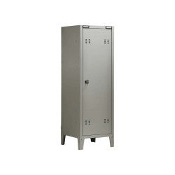 Armadio metallo - spogliatoio - 1 posto - 38x35x180 cm - grigio - Tecnical 2