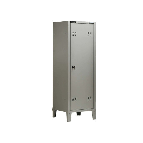 Armadio metallo - spogliatoio - 1 posto - con divisorio - 43x47x180 cm - grigio - Tecnical 2