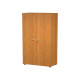 Armadio modulare - a 2 ante alte - 90 x 45,8 x 200 cm - noce chiaro