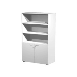 Armadio modulare - a 2 ante basse - 90 x 45,8 x 200 cm - bianco