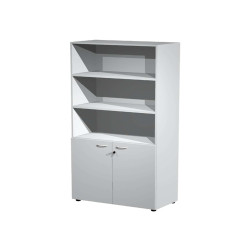Armadio modulare - a 2 ante basse - 90 x 45,8 x 200 cm - grigio