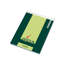 Blasetti ARISTON - Blocco punto metallico - rilegatura a nastro - A4 - 70 fogli / 140 pagine - extra bianco - a righe - disponi