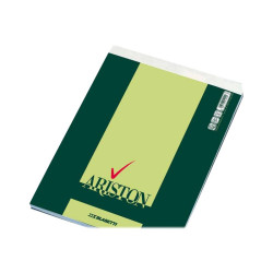Blasetti ARISTON - Blocco punto metallico - rilegatura a nastro - A4 - 70 fogli / 140 pagine - extra bianco - quadretti - dispo