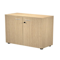 Armadio modulare - basso a 2 ante battenti - 90 x 44 x 85 cm - rovere