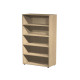 Armadio modulare componibile - a giorno - 90 x 44 x 200 cm - rovere