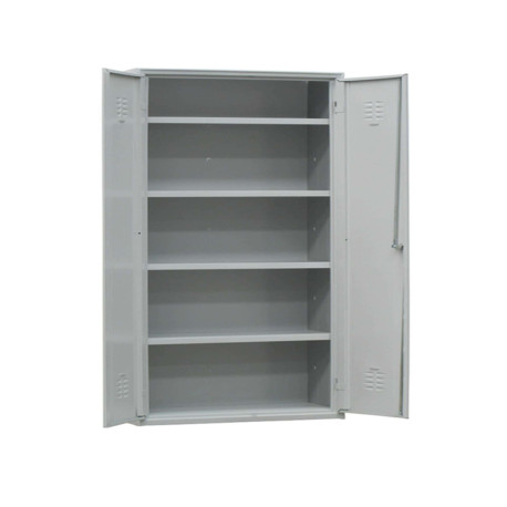Armadio multiuso in metallo - a 2 ante - 100 x 40 x180 cm - grigio - Fasma