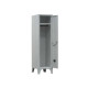 Armadio spogliatoio in metallo - 1 vano - 35 x 35 x 180 cm - grigio - Fasma