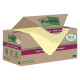 Blocco foglietti Post-it SuperSticky Green - 654R-SSCY14+4 - 76 x 76 mm - carta riciclata - giallo Canary - 70 fogli - Post-it 