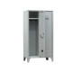 Armadio spogliatoio in metallo - 2 vani - 70 x 35 x 180 cm - grigio - Fasma