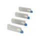 OKI - Ciano - originale - cartuccia toner - per C5550 MFP, 5800dn, 5800Ldn, 5800n, 5900cdtn, 5900dn, 5900dtn, 5900n