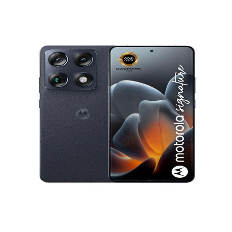 Motorola signature 17,2 cm (6.78") Doppia SIM Android 16.0 5G USB tipo-C 16 GB 512 GB 5200 mAh Blu scuro PANTONE Carbon, 17,2 c