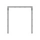 Multibrackets M Ceiling Mount Pro - Componente di montaggio (telaio a soffitto) - per display LCD - nero - per Samsung OM55N-D