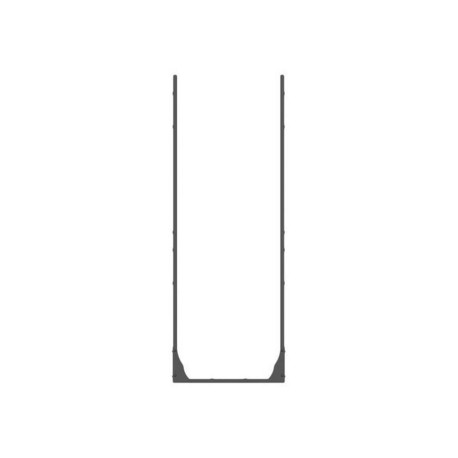 Multibrackets M Floormount Pro - Componente di montaggio (telaio imbullonato a pavimento) - per pannello piatto - nero