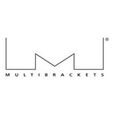 Multibrackets M VESA Wallmount I - Kit montaggio (montaggio a muro) - per pannello piatto - acciaio - nero - dimensione schermo