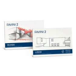 Album Favini 2 - 33 x 48 cm - 110 gr - 10 fogli - liscio squadrato - Favini