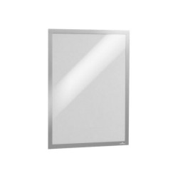 DURABLE DURAFRAME - Portadocumenti - per A3 - fronte e retro - argento (pacchetto di 2)