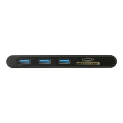 StarTech.com USB C Multiport Adapter, USB Type-C Mini Dock with HDMI 4K or 1080p VGA Video, 100W PD Passthrough, 3x USB 3.0, Gi