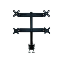 Neomounts FPMA-D700D4 - Kit montaggio - video full-motion - per 4 display LCD - nero - dimensione schermo: 19"-30" - installabi
