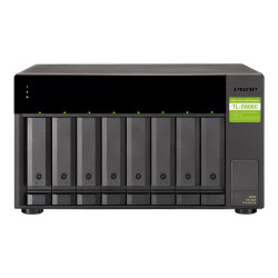 QNAP TL-D800C - Array unità disco rigido - 8 alloggiamenti (SATA-600) - USB 3.2 Gen 2 (esterna)