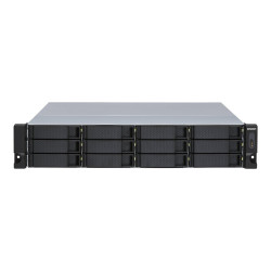QNAP TL-R1200S-RP - Array unità disco rigido - 12 alloggiamenti (SATA-600) - SATA 6Gb/s (esterna) - montabile in rack - 2U