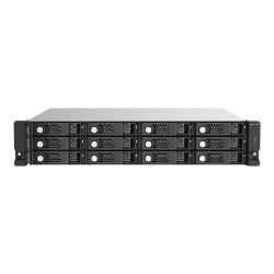 QNAP TL-R1220Sep-RP - Array unità disco rigido - 12 alloggiamenti (SATA-600 / SAS-3) - SAS 12Gb/s (esterna) - montabile in rack