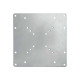Neomounts FPMA-VESA200 - Componente di montaggio (piastra adattatore VESA) - per display LCD - argento - dimensione schermo: 22