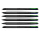 Astuccio penne a sfera All Black - punta 1,00 mm - 4 colori  - Osama - conf. 6 pezzi