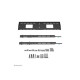 Neomounts LEVEL-750 - Kit montaggio - per TV - heavy-duty - bloccabile - acciaio - nero - dimensione schermo: 43"-98" - install