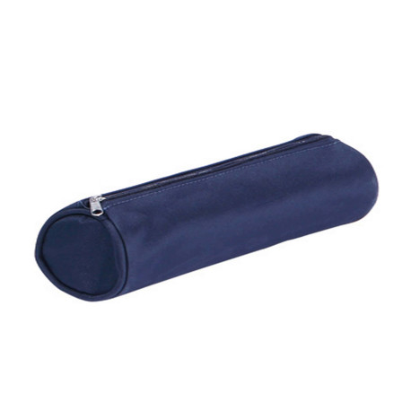 Astuccio Tombolino Basic con cerniera - 22x8Ø8cm - blu - Pagna