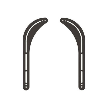 Neomounts NS-SB100 - Kit montaggio (2 staffe di montaggio) - per sound bar - nero