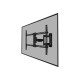 Neomounts WL40-550BL16 - Kit montaggio (montaggio a muro) - video full-motion - per TV - nero - dimensione schermo: 40"-65"