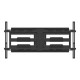 Neomounts WL40-550BL18 - Kit montaggio (montaggio a muro) - video full-motion - per TV - nero - dimensione schermo: 43"-75"