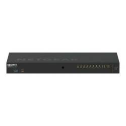 NETGEAR AV Line M4250-10G2F-PoE+ - Switch - L3 - gestito - 10 x 10/100/1000 (8 PoE+) + 2 x Gigabit SFP - flusso d'aria da later