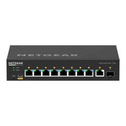 NETGEAR AV Line M4250-9G1F-PoE+ - Switch - L3 - gestito - 8 x 10/100/1000 (8 PoE+) + 1 x 10/100/1000 + 1 x Gigabit SFP - flusso
