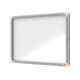 Bacheca per esterni - fondo magnetico bianco - 6 fogli A4 - orizzontale - Nobo