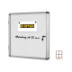 Bacheca per interni - fondo bianco magnetico - 4 fogli A4 - verticale - Bi-Office
